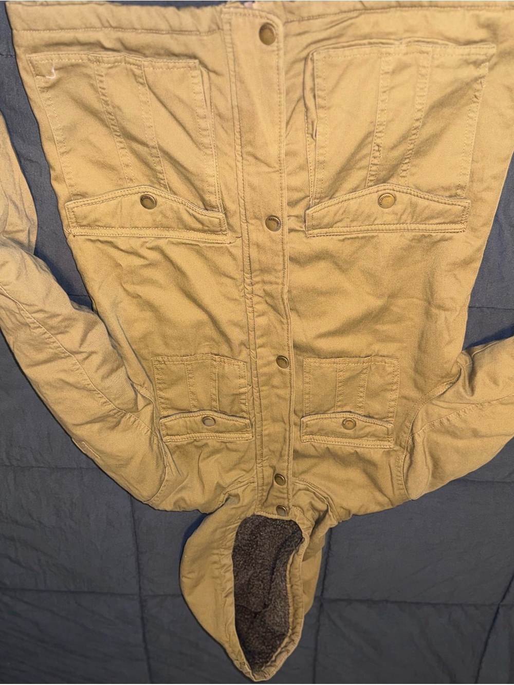 Source Unknown Kids Jean Jacket with Hood - Tan